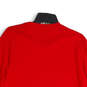 Mens Red Graphic Print Crew Neck Long Sleeve Pullover T-Shirt Size L image number 4