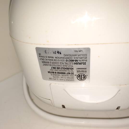 Untested Zojirushi Electric Rice Cooker & Warmer P/R image number 4
