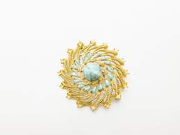 VNTG Sarah Coventry, Richelieu & Napier Faux Gemstone Polished Gold Tone Jewelry alternative image