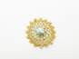 VNTG Sarah Coventry, Richelieu & Napier Faux Gemstone Polished Gold Tone Jewelry image number 2