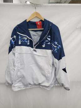 Men Li-Ning Loose Sports Jacket Blue White Used Size-XL