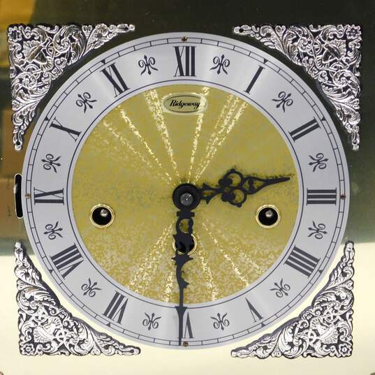 Ridgeway Franz Hermle Westminster Chime 2 Jewel Oak Bracket Clock w/ Key image number 2