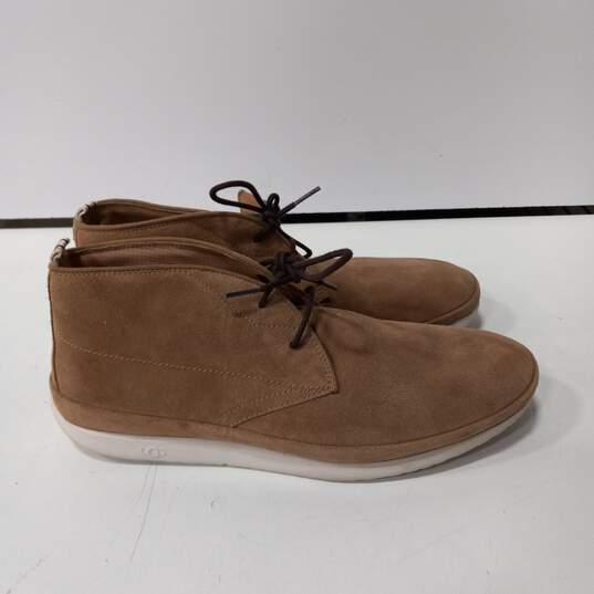 UGG BROWN CALI CHUKKA LACE UP BOOTS/SHOES MEN'S SIZE 12 image number 2