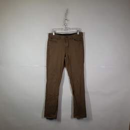 Mens Regular Fit Medium Wash Pockets Straight Leg Jeans Size 32X34