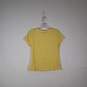 Womens Regular Fit Round Neck Short Sleeve Pullover T-Shirt Size Medium image number 2