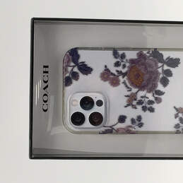 NIB Coach Clear Classic Floral Protective Case For iPhone 12 & 12 Pro alternative image