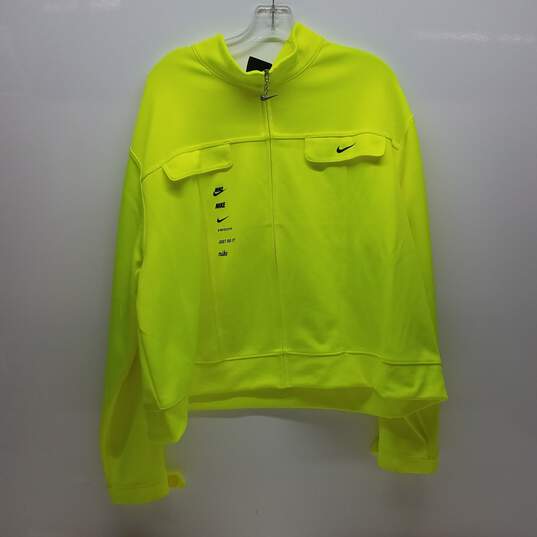 Nike Swoosh Polyknit Track Jacket Women's Plus 2X image number 1