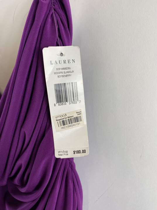 Lauren Ralph Lauren Purple Evening Dress Dress 14 NWT image number 3