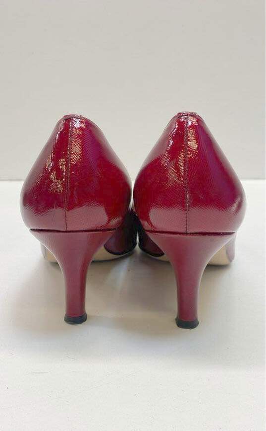 Roberto Capucci Red Pump Heels Size Women 10 image number 4