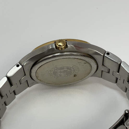 Designer Citizen Eco-Drive Two-Tone Chain Strap Analog Quartz Wristwatch image number 3