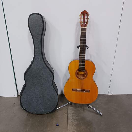 Vintage Ventura Bruno 1583 Acoustic Guitar W/ Case image number 1