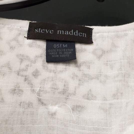 Steve Madden White Butterfly Blouse OS image number 4