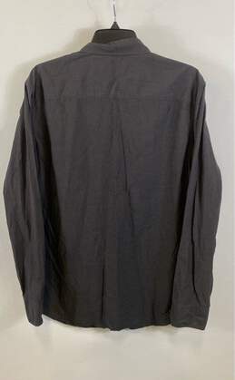 Calvin Klein Mens Gray Cotton Long Sleeve Collared Button-Up Shirt Size Large alternative image
