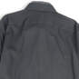 NWT Mens Black Long Sleeve Spread Collar Button-Up Shirt Size X-Large image number 4