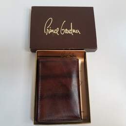 Prince Gardner Men's Brown Wallet