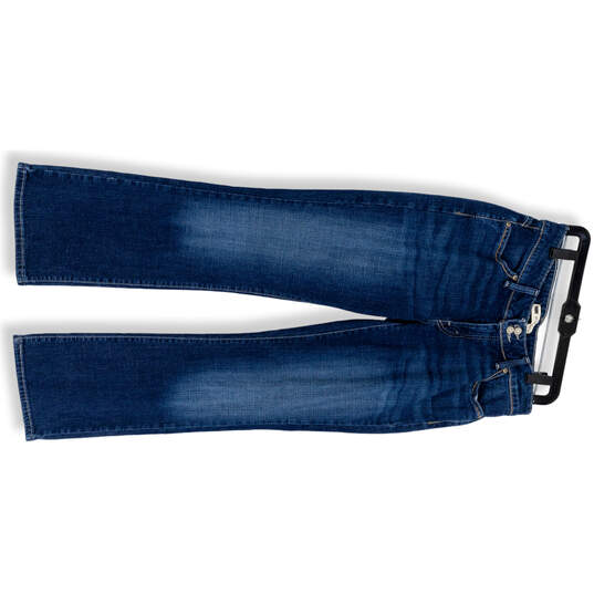 Womens Blue 529 Denim Medium Wash Pockets Curvy Bootcut Jeans Sz 30x32 image number 1