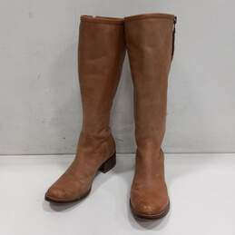 Lucky Brand Women's Tall Brown Leather Boots Size 9.5