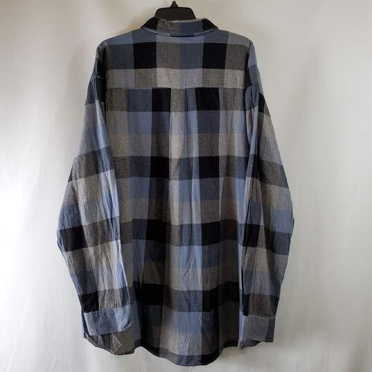 The Foundry Men Plaid Button Up Sz 3XLT NWT image number 2