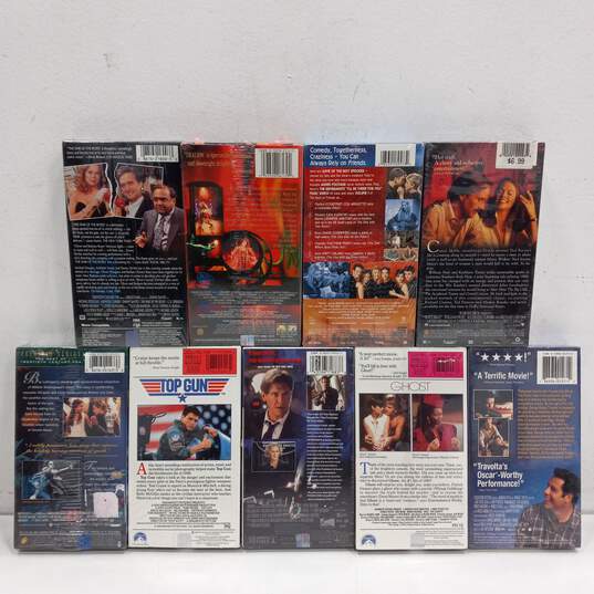 VHS Tapes Action & Adventure Movies Assorted 9pc Lot image number 2