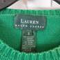 Lauren Ralph Lauren Unisex Green Sweater SZ S image number 4