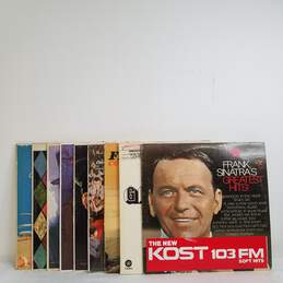 Frank Sinatra Vinyl Records Set of 9