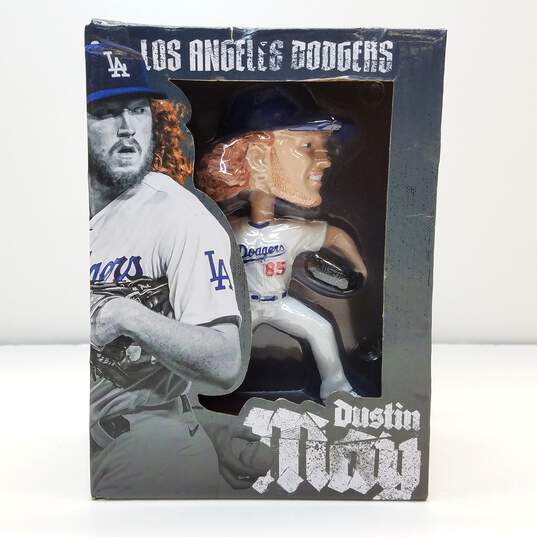 Los Angeles Dodgers MLB Don Newcombe and Dustin Mayday Bobblehead collection image number 6