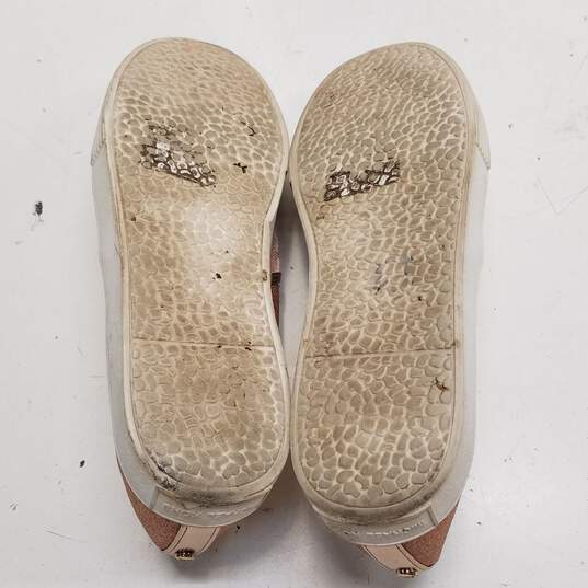 Michael Kors Araceli Glitter Canvas Slip on Sneakers Shoes Women's Size 4 M image number 6
