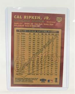 2000 HOF Cal Ripken Jr Fleer Tradition Promotional Sample Baltimore Orioles alternative image