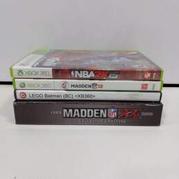 Bundle of 5 Assorted Xbox 360 Games