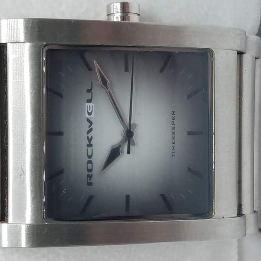 Rockwell Rook Timekeeper Stainless Steel Quartz Watch image number 1