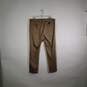 Mens Comfort Stretch Tapered Fit Flat Front Chino Pants Size 36x34 image number 2
