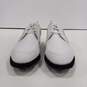Men's White Foot Joy New Golfing Shoes Size 8.5 In Box image number 5