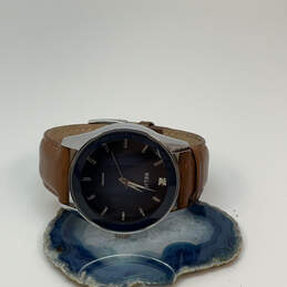Designer Relic Rylan SIlver-Tone Stainless Steel Round Analog Wristwatch