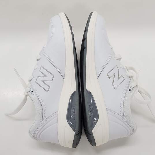 New Balance Rollbar  White Leather Athletic Walking Shoes Women's Size 8 image number 3