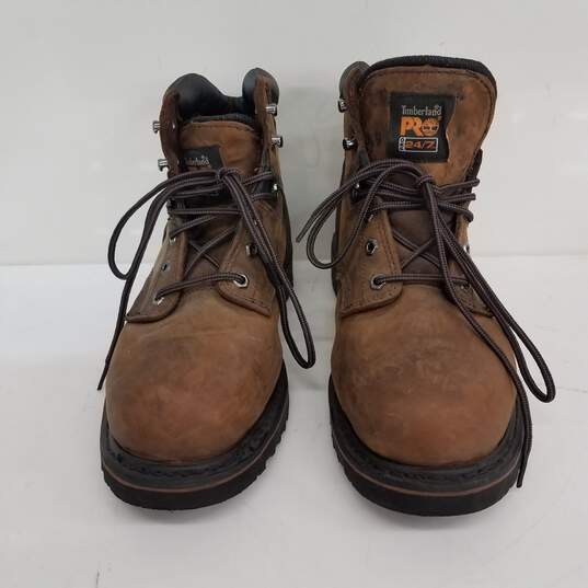 Timberland PRO Pit Boss Steel Toe Work Boots Size 10.5M image number 2