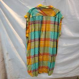 Kavu Makayla Golden Straw Full Button Sleeveless Dress NWT Women's Size 2XL alternative image