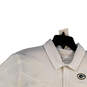 Mens White NFL Onfield Apparel Green Bay Packers Collared Polo Shirt Sz XL image number 3
