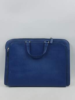 Authentic Prada Blue Saffiano Briefcase alternative image