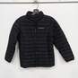 Boys Black Powder Lite Omni-Heat Lined Full-Zip Puffer Jacket Size Medium image number 1
