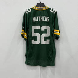 Mens Green NFL Green Bay Packers Clay Matthews #52 Football Jersey Size M alternative image