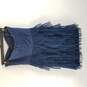 BCBGMazazria Women Blue SAS Strapless Dress Mini with slip S 4 image number 2