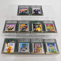 10ct Nintendo Gameboy Color Games Lot Scooby Doo