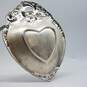 F.B. Rogers Candy Dish Heart Bonbon 8 Inch Silver Plated Bowl 285.0g image number 4