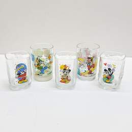Vintage McDonald's Disney Drinking Glasses Lot of 5
