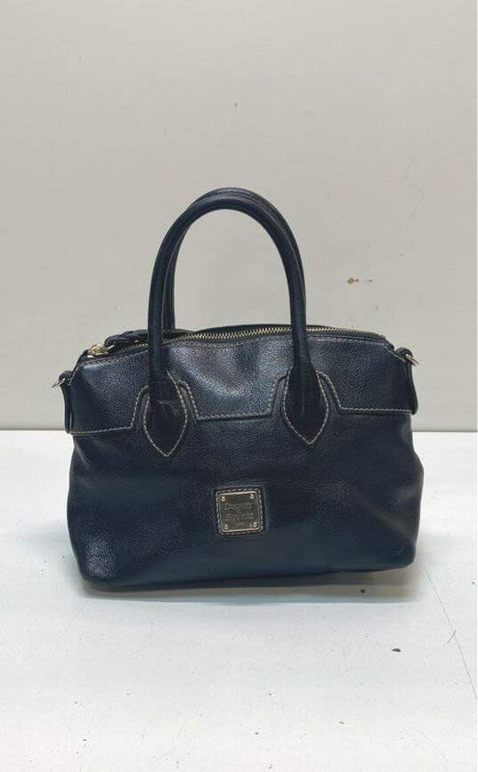 Dooney & Bourke Pebbled Black Leather Top Handle Crossbody Bag image number 1