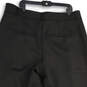 Womens Black Flat Front Pockets Straight Leg Formal Dress Pants Size 18 image number 3