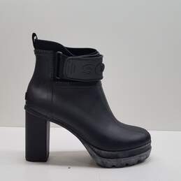Sorel Medina III Black Platform Rain Boot Women's Size 9.5