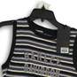 NWT Harley Davidson Womens Black Striped Sleeveless Pullover Tank Top Size Small image number 3