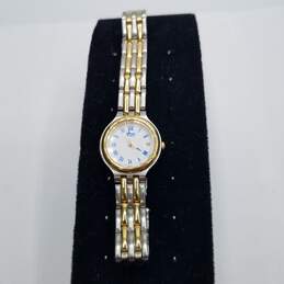 Vintage Seiko 2 tone, white dial Stainless Steel Watch