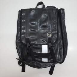 AG Black Rubber Backpack